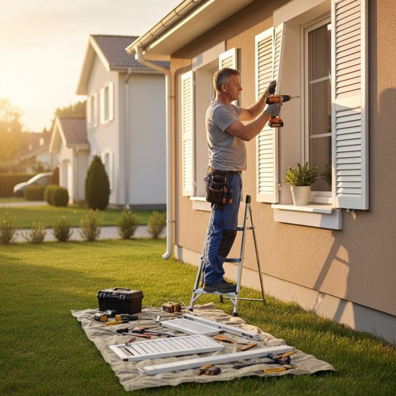 Shutter Reattachment in Overland Park, KS